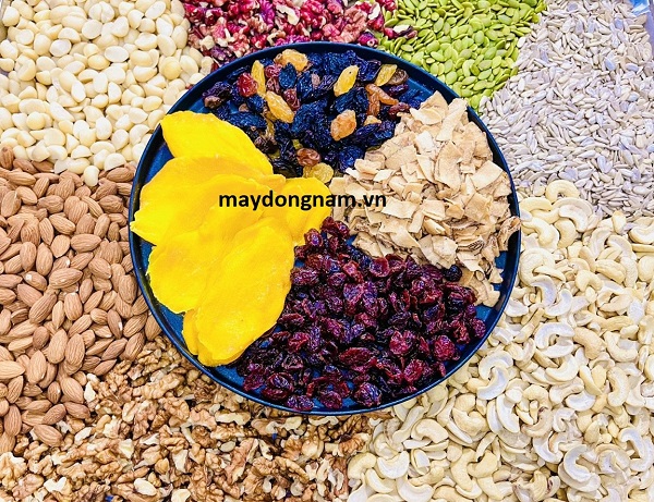 Các loại trái cây sấy dẻo hay ăn cùng granola