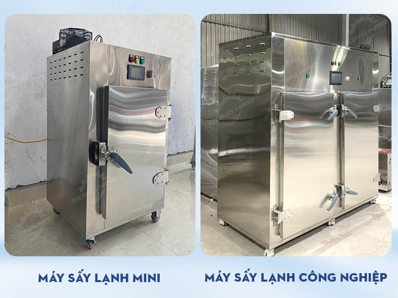 Máy sấy lạnh mini và máy sấy lạnh công nghiệp