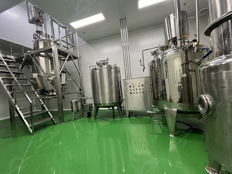 Bàn giao hệ thống chiết xuất và cô đặc 1000L