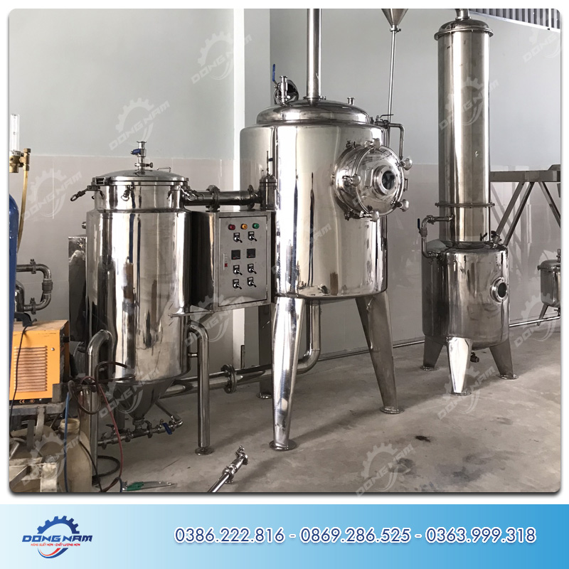 Hệ thống chiết xuất - cô đặc - sấy phun Hưng Yên