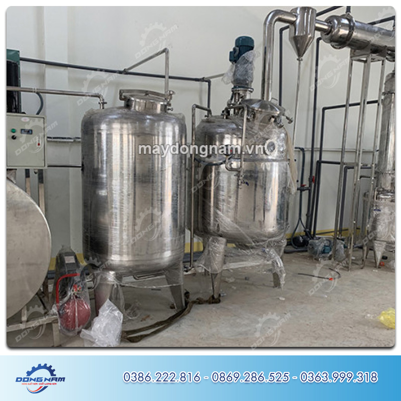 Hệ thống chiết xuất và cô đặc