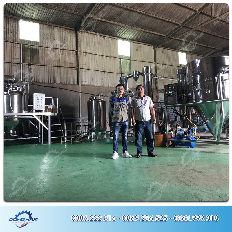 Lắp đặt dây chuyền sản xuất cà phê