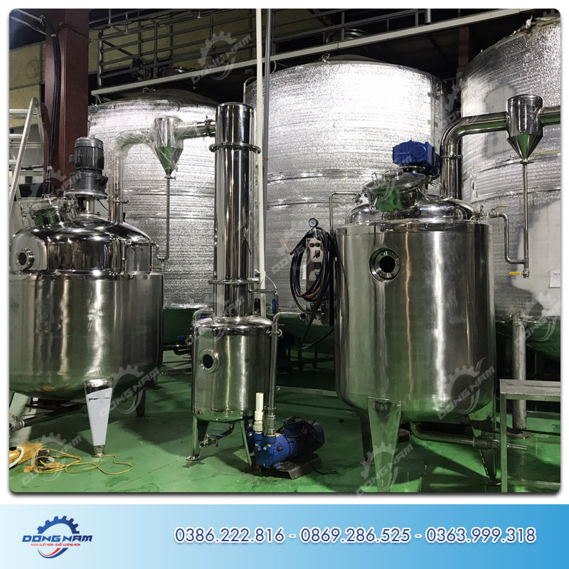Vận hành máy cô đặc và máy sấy phun