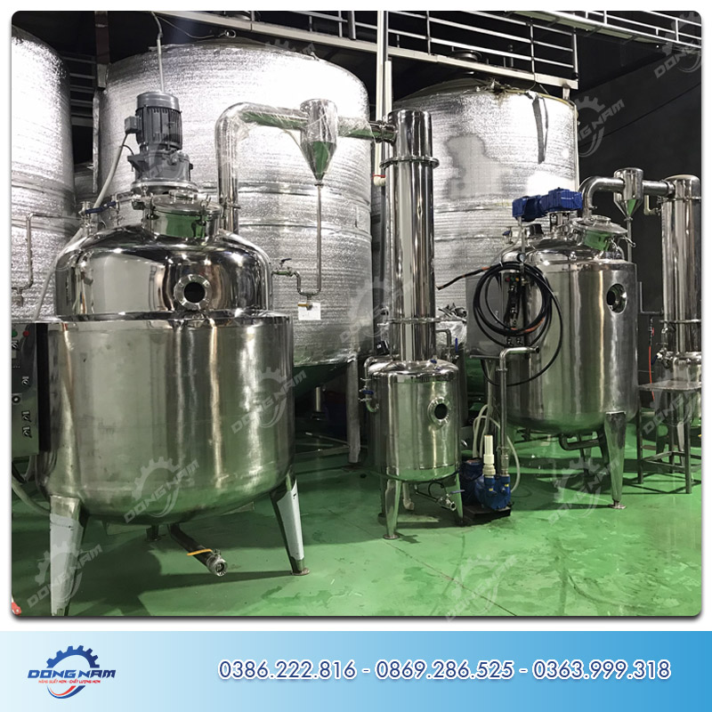Lắp đặt máy cô đặc chân không và máy sấy phun