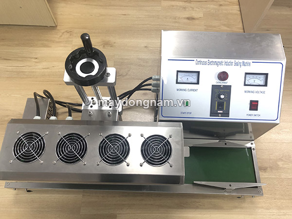 Máy dán màng seal hũ nhựa, hũ thủy tinh Đông Nam
