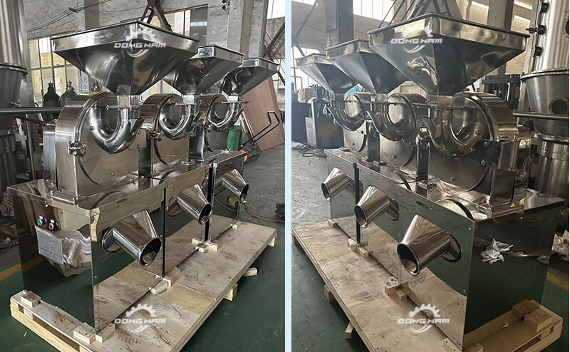 Lắp đặt máy nghiền MN-300B tại Gia Lai