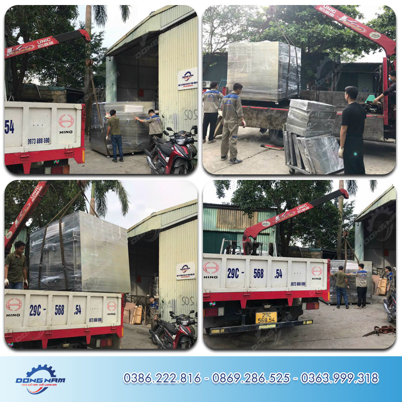 Đông Nam vận chuyển máy sấy thể tích 2400L cho khách hàng