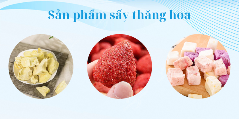 Sản phẩm sấy thăng hoa