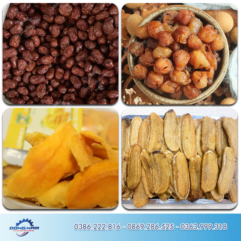 Hoa quả sấy nhiệt