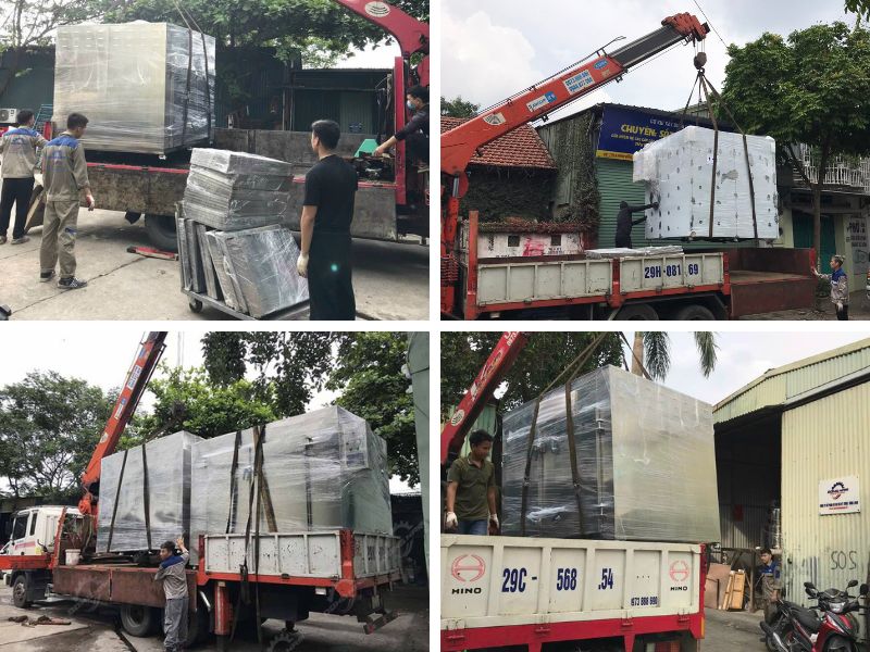 Bàn giao 2 máy sấy lạnh công nghiệp cho khách hàng