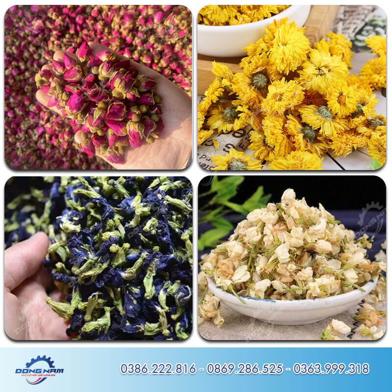 Hoa sấy giữ nguyên được màu sắc