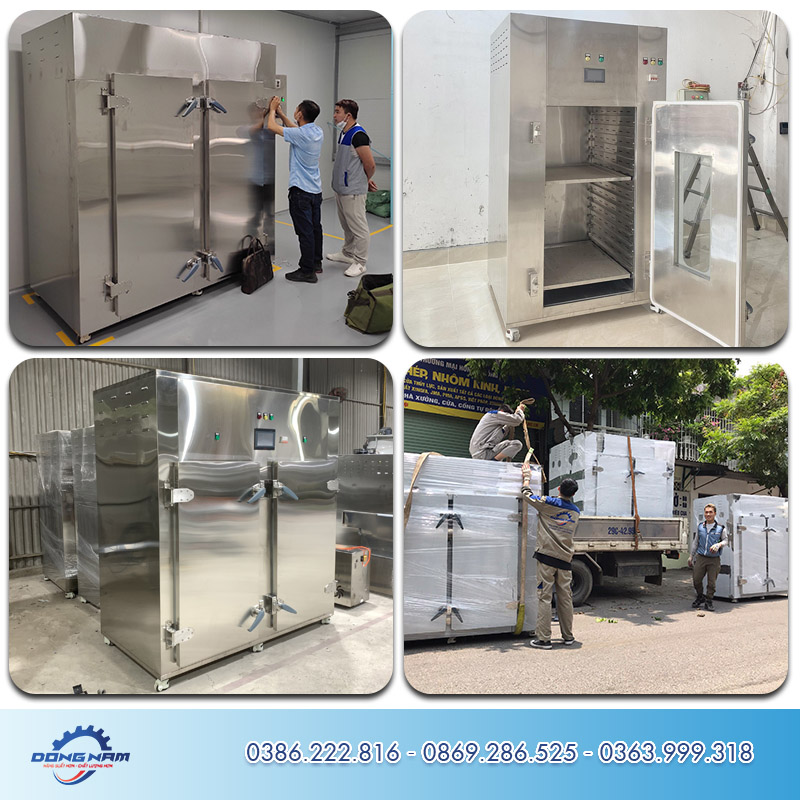 Đông Nam bàn giao máy sấy nhãn cho khách hàng