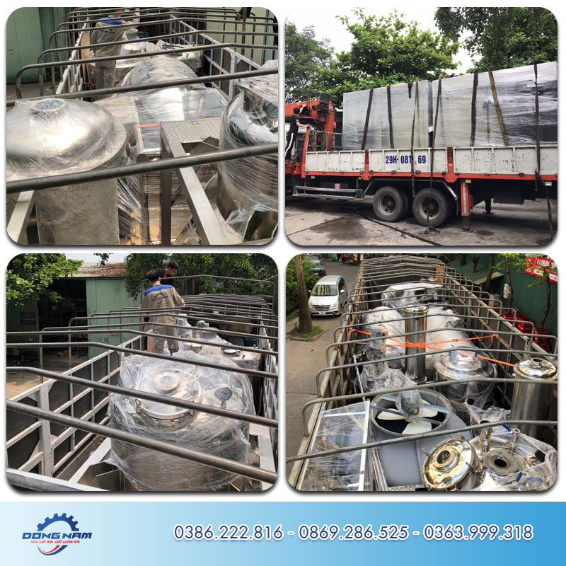 Đông Nam vận chuyển máy móc cho khách hàng