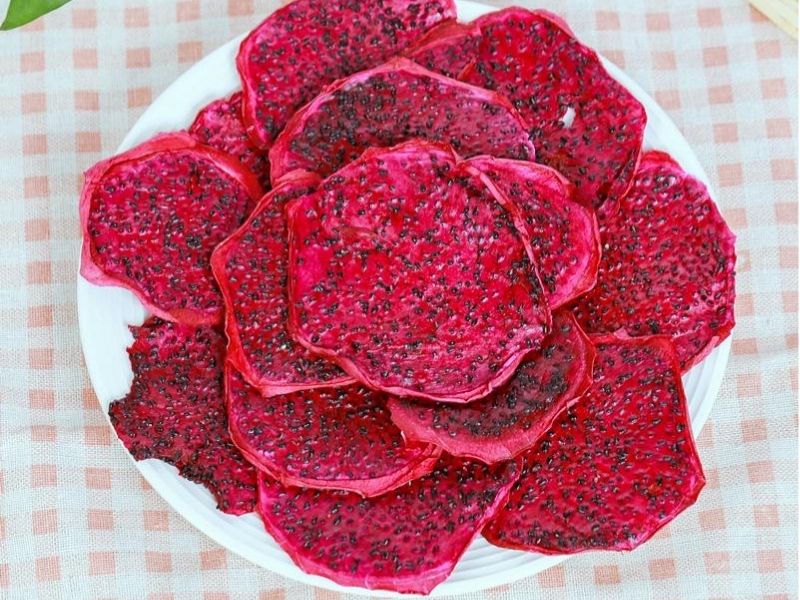 Thanh long sấy bằng máy sấy nhiệt