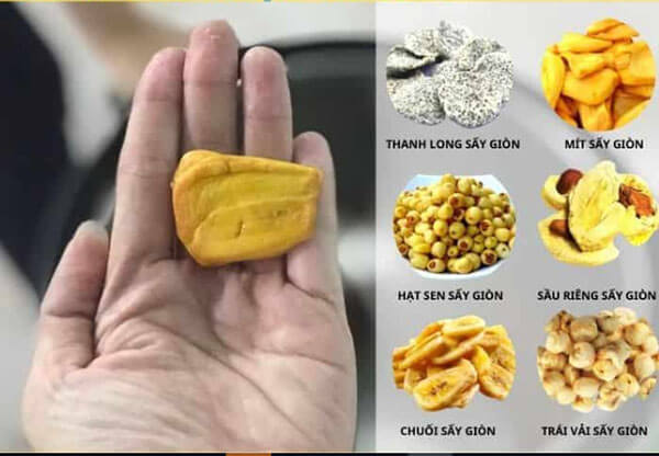 Ứng dụng chiên chân không