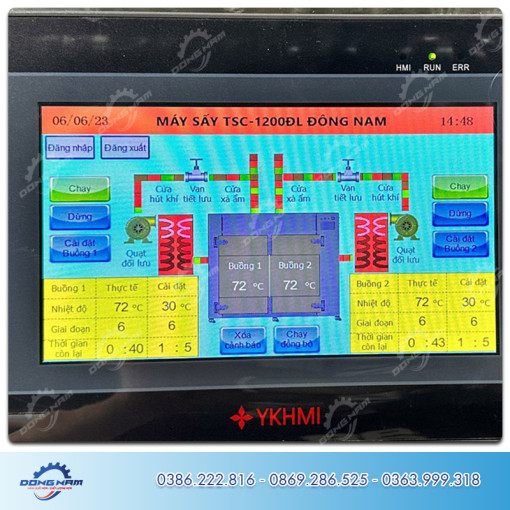 Máy sấy nhiệt độ cao Đông Nam