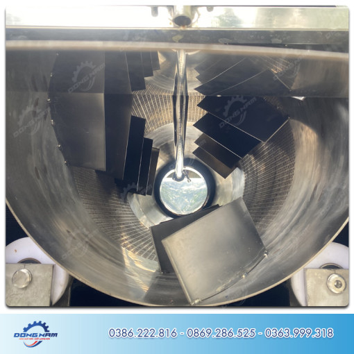 Máy rửa dược liệu lồng quay rửa sạch, nhanh, tiết kiệm nước