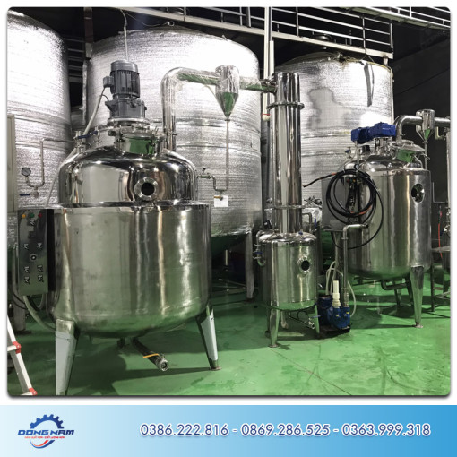 Nồi nấu cao dược liệu, nồi nấu cao xương thể tích từ 100-2000 lít