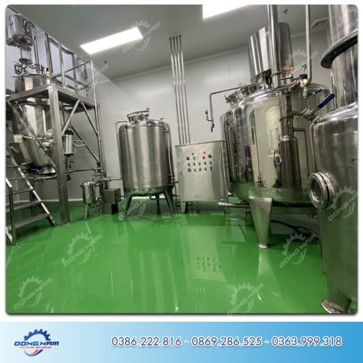 Nồi nấu cao dược liệu, nồi nấu cao xương thể tích từ 100-2000 lít