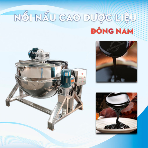 Nồi nấu cao dược liệu, nồi nấu cao xương thể tích từ 100-2000 lít