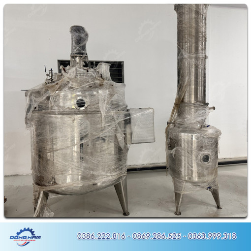 Thiết bị cô đặc chân không có cánh khuấy tự động