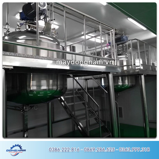 Bồn khuấy gia nhiệt inox cao cấp, giá tại xưởng