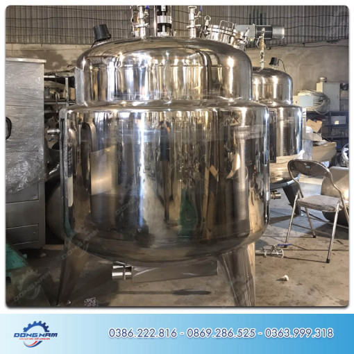 Bồn khuấy gia nhiệt inox cao cấp, giá tại xưởng