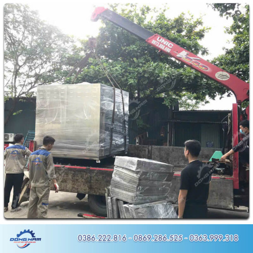 Bàn giao máy sấy nhiệt cho khách hàng