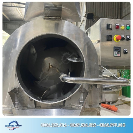 Máy rang hạt 100kg chất lượng cao, giá tại xưởng