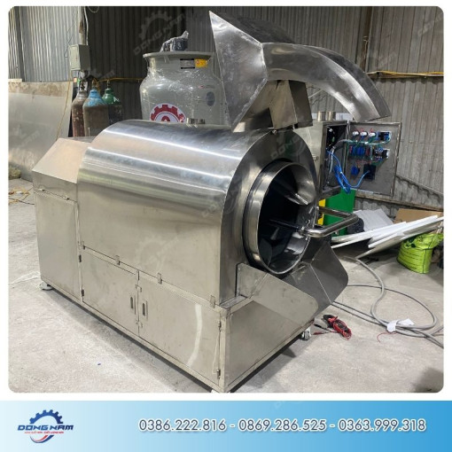 Máy rang hạt 100kg chất lượng cao, giá tại xưởng