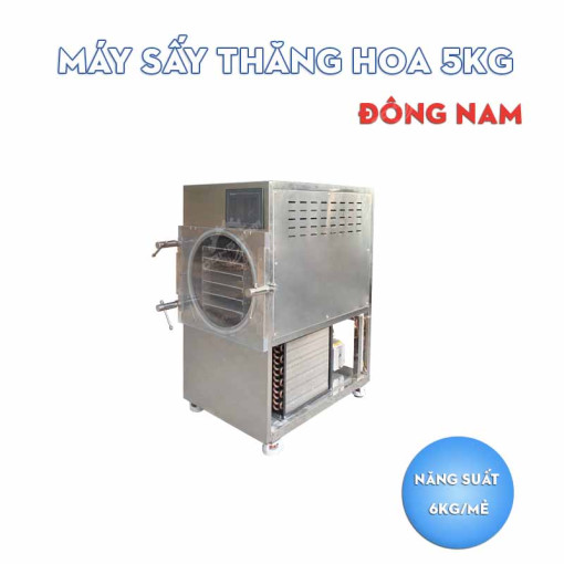 Máy sấy thăng hoa 5kg mini giá tốt, sấy đông khô sản phẩm Máy sấy thăng hoa 5kg mini giá tốt, sấy đông khô sản phẩm