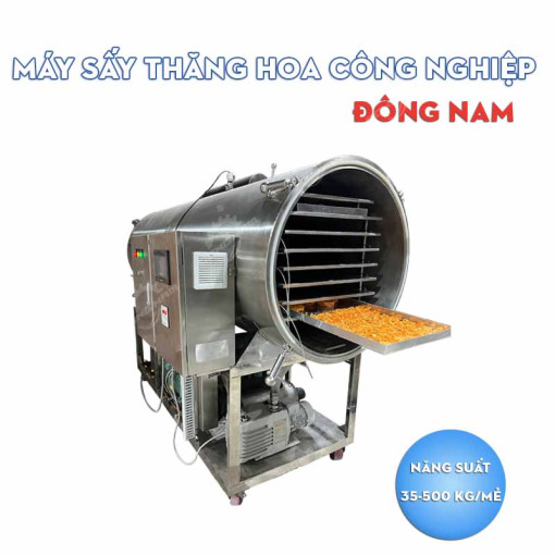 Máy sấy thăng hoa công nghiệp năng suất từ 35-500kg/mẻ