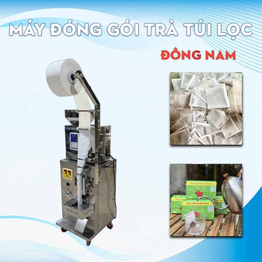 Máy đóng gói trà túi lọc mini, giá tốt, bao bì đẹp